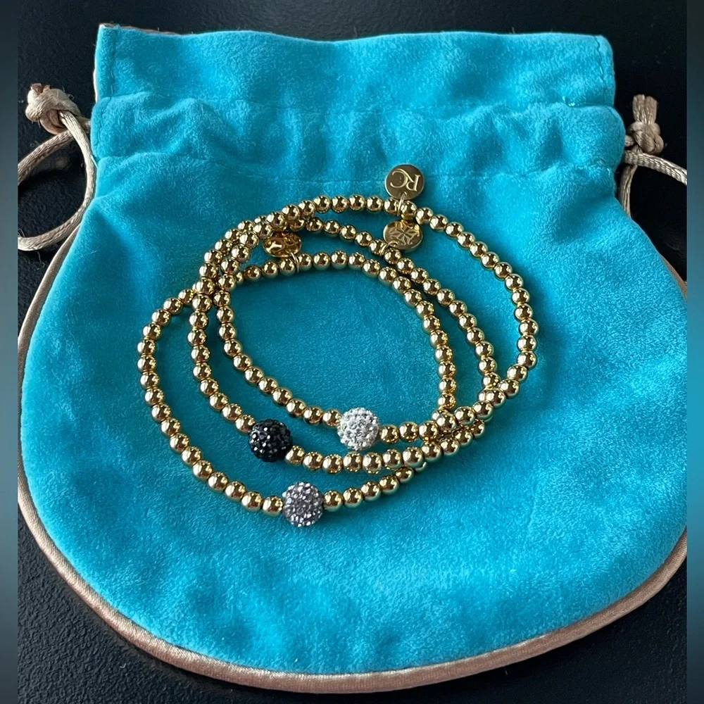 Set of 3 Rustic Cuff Ireland Bracelets - Picture 2 of 6